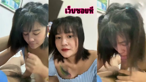 คลิปหลุดทางบ้าน น้องน้ำหอม สาวอีสาน มาจับควยแฟนหนุ่มงานโครตเด็ดๆ จัดๆ ดูดน้ำควยงานโครตดี ต่อด้วย โม๊คควยแบบจัดเต็ม งานดีจัดๆ อมควยจนน้ำแตกคาปากงานเด็ดจัดๆ